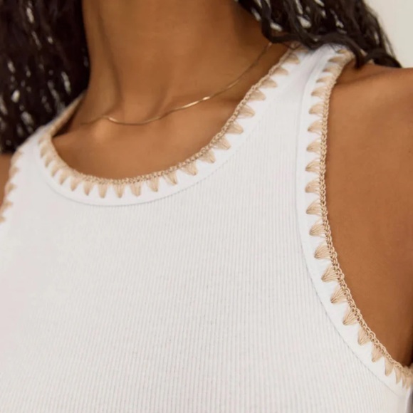 Z Supply Avril Whipstitch Rib Tank - Picture 2 of 6